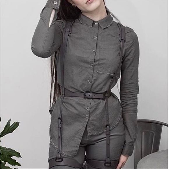 Distressed NOCTEX button down - Picture 1 of 9